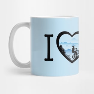 I Love AVL Biking - BBlue 04 Mug